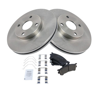 TRQ® - Front Disc Brake Kit with Ceramic Pads
