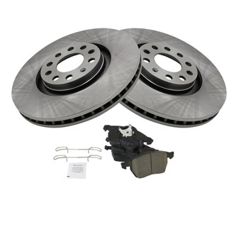 TRQ® - Front Disc Brake Kit with Ceramic Pads