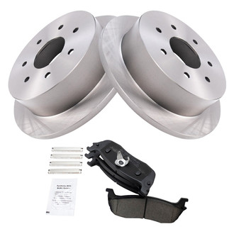 TRQ® - Rear Disc Brake Kit with Ceramic Pads