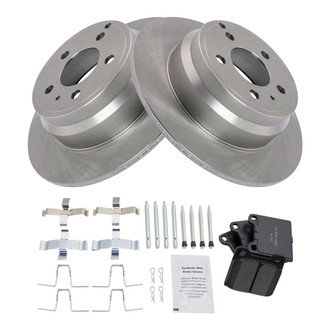 TRQ® - Rear Disc Brake Kit with Ceramic Pads