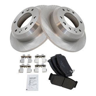 TRQ® - Rear Disc Brake Kit with Ceramic Pads