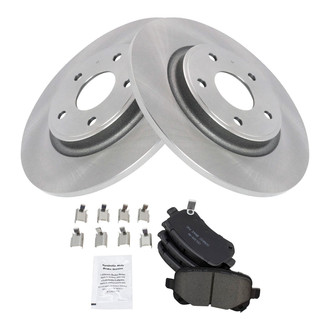 TRQ® - Rear Disc Brake Kit with Ceramic Pads