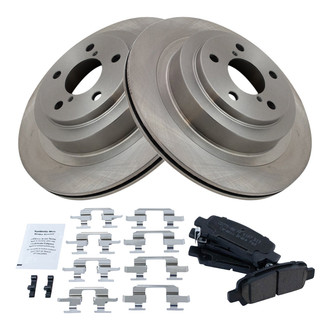 TRQ® - Rear Disc Brake Kit with Ceramic Pads