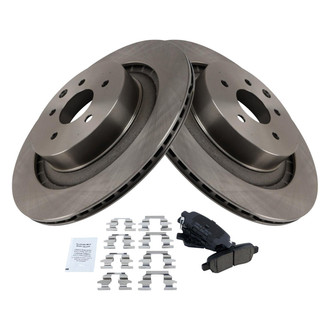 TRQ® - Rear Disc Brake Kit with Ceramic Pads