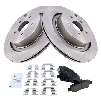TRQ® - Rear Disc Brake Kit with Ceramic Pads