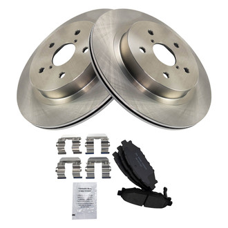 TRQ® - Rear Disc Brake Kit with Ceramic Pads