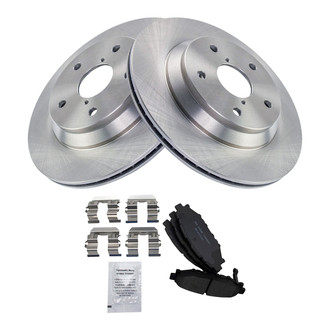 TRQ® - Rear Disc Brake Kit with Ceramic Pads