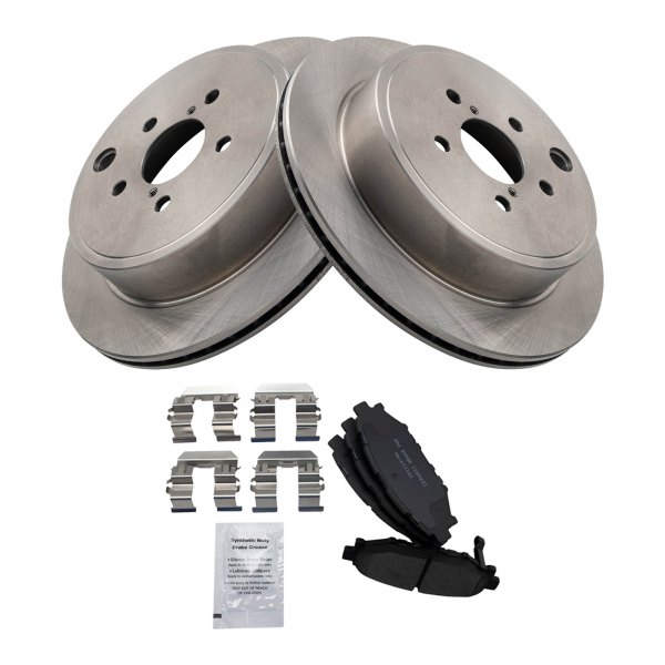 TRQ® - Rear Disc Brake Kit with Ceramic Pads