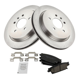 TRQ® - Rear Disc Brake Kit with Ceramic Pads