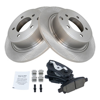 TRQ® - Rear Disc Brake Kit with Ceramic Pads