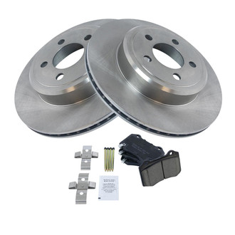 TRQ® - Rear Disc Brake Kit with Ceramic Pads