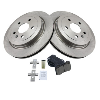 TRQ® - Rear Disc Brake Kit with Ceramic Pads