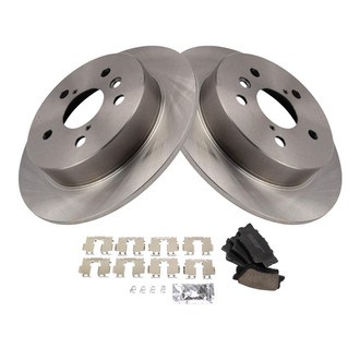 TRQ® - Rear Disc Brake Kit with Ceramic Pads