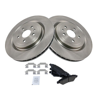 TRQ® - Rear Disc Brake Kit with Ceramic Pads