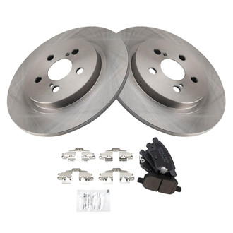 TRQ® - Rear Disc Brake Kit with Ceramic Pads