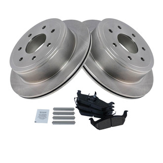 TRQ® - Rear Disc Brake Kit with Ceramic Pads