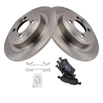TRQ® - Rear Disc Brake Kit with Ceramic Pads