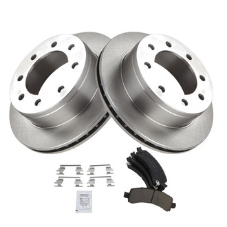 TRQ® - Rear Disc Brake Kit with Ceramic Pads