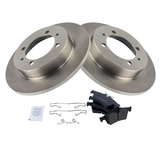 TRQ® - Rear Disc Brake Kit with Ceramic Pads