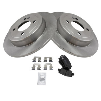 TRQ® - Rear Disc Brake Kit with Ceramic Pads