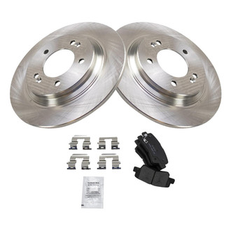 TRQ® - Rear Disc Brake Kit with Ceramic Pads