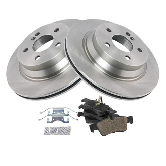 TRQ® - Rear Disc Brake Kit with Ceramic Pads