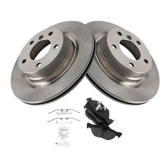TRQ® - Rear Disc Brake Kit with Ceramic Pads