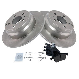 TRQ® - Rear Disc Brake Kit with Ceramic Pads