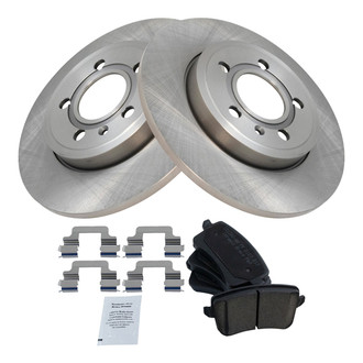 TRQ® - Rear Disc Brake Kit with Ceramic Pads