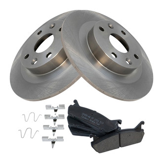 TRQ® - Rear Disc Brake Kit with Ceramic Pads