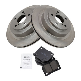 TRQ® - Rear Disc Brake Kit with Ceramic Pads