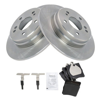 TRQ® - Rear Disc Brake Kit with Ceramic Pads
