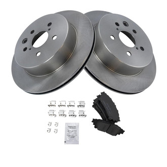 TRQ® - Rear Disc Brake Kit with Ceramic Pads