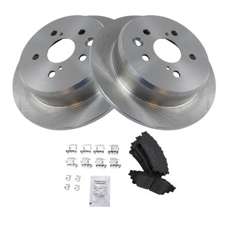 TRQ® - Rear Disc Brake Kit with Ceramic Pads