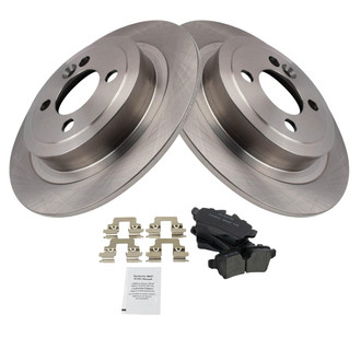 TRQ® - Rear Disc Brake Kit with Ceramic Pads
