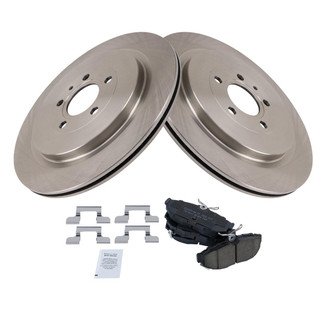 TRQ® - Rear Disc Brake Kit with Ceramic Pads