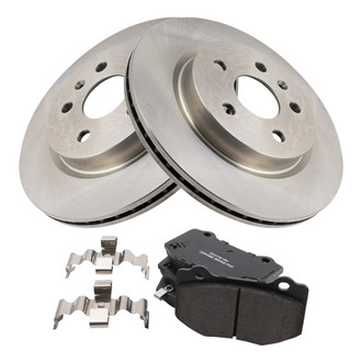 TRQ® - Rear Disc Brake Kit with Ceramic Pads