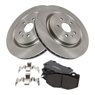 TRQ® - Rear Disc Brake Kit with Ceramic Pads