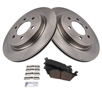 TRQ® - Rear Disc Brake Kit with Ceramic Pads