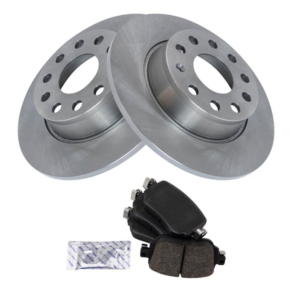 TRQ® - Rear Disc Brake Kit with Ceramic Pads