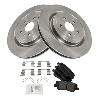 TRQ® - Rear Disc Brake Kit with Ceramic Pads