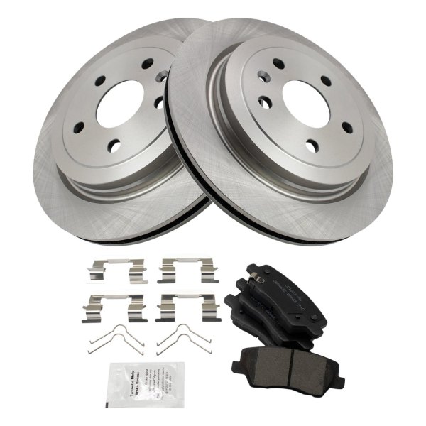 TRQ® - Rear Disc Brake Kit with Ceramic Pads