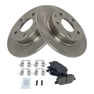 TRQ® - Rear Disc Brake Kit with Ceramic Pads