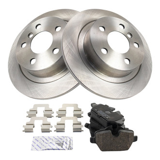 TRQ® - Rear Disc Brake Kit with Ceramic Pads