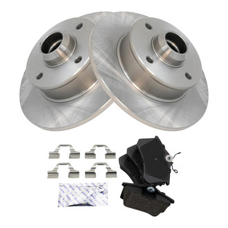 TRQ® - Rear Disc Brake Kit with Ceramic Pads