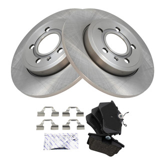 TRQ® - Rear Disc Brake Kit with Ceramic Pads