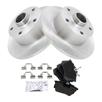 TRQ® - Rear Disc Brake Kit with Ceramic Pads