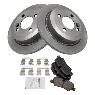 TRQ® - Rear Disc Brake Kit with Ceramic Pads