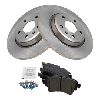TRQ® - Rear Disc Brake Kit with Ceramic Pads