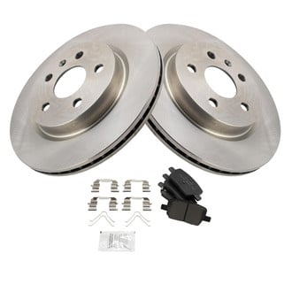 TRQ® - Rear Disc Brake Kit with Ceramic Pads